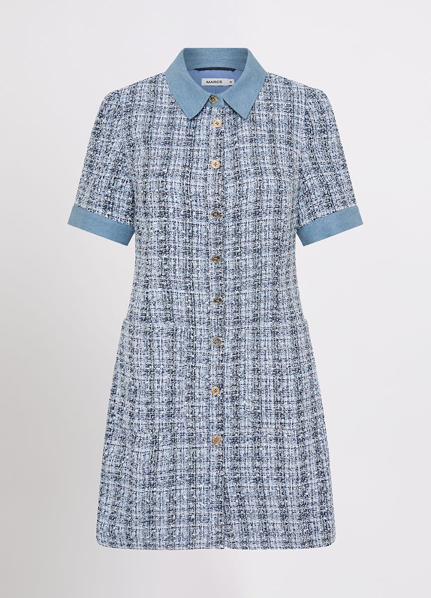 Womens tweed dress discount