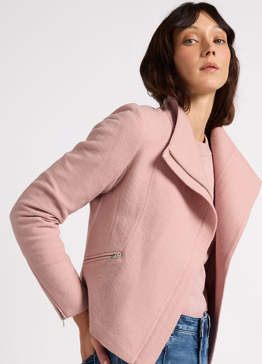 Marcs rose felted wool coat new arrivals