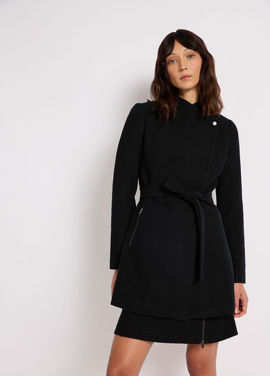 Ruby Felted Wool Coat