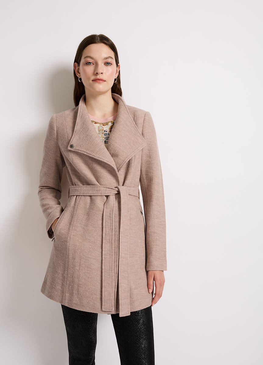 Ruby Felted Wool Coat