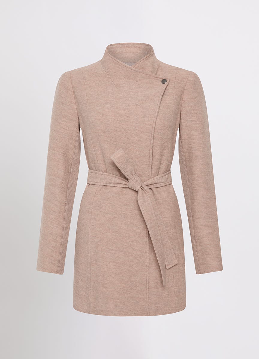 Ruby Felted Wool Coat