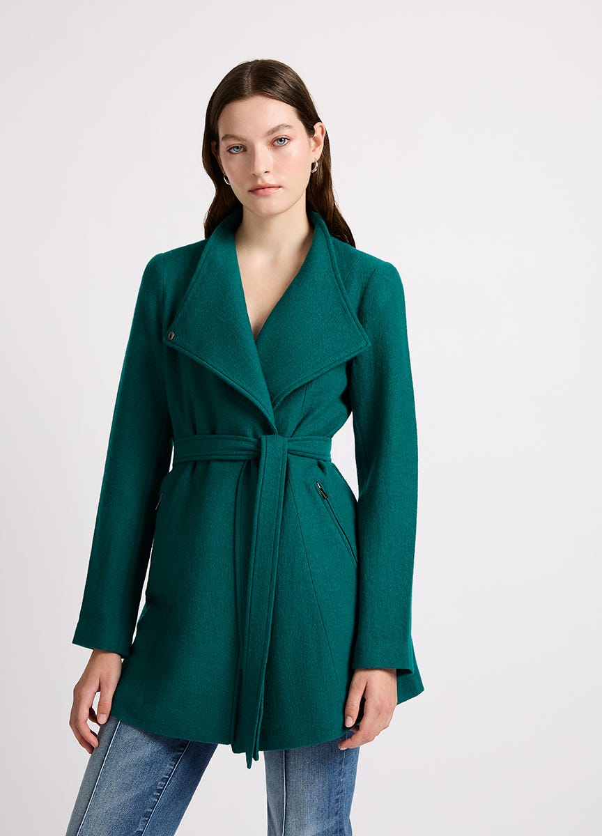 Wool coat womans discount