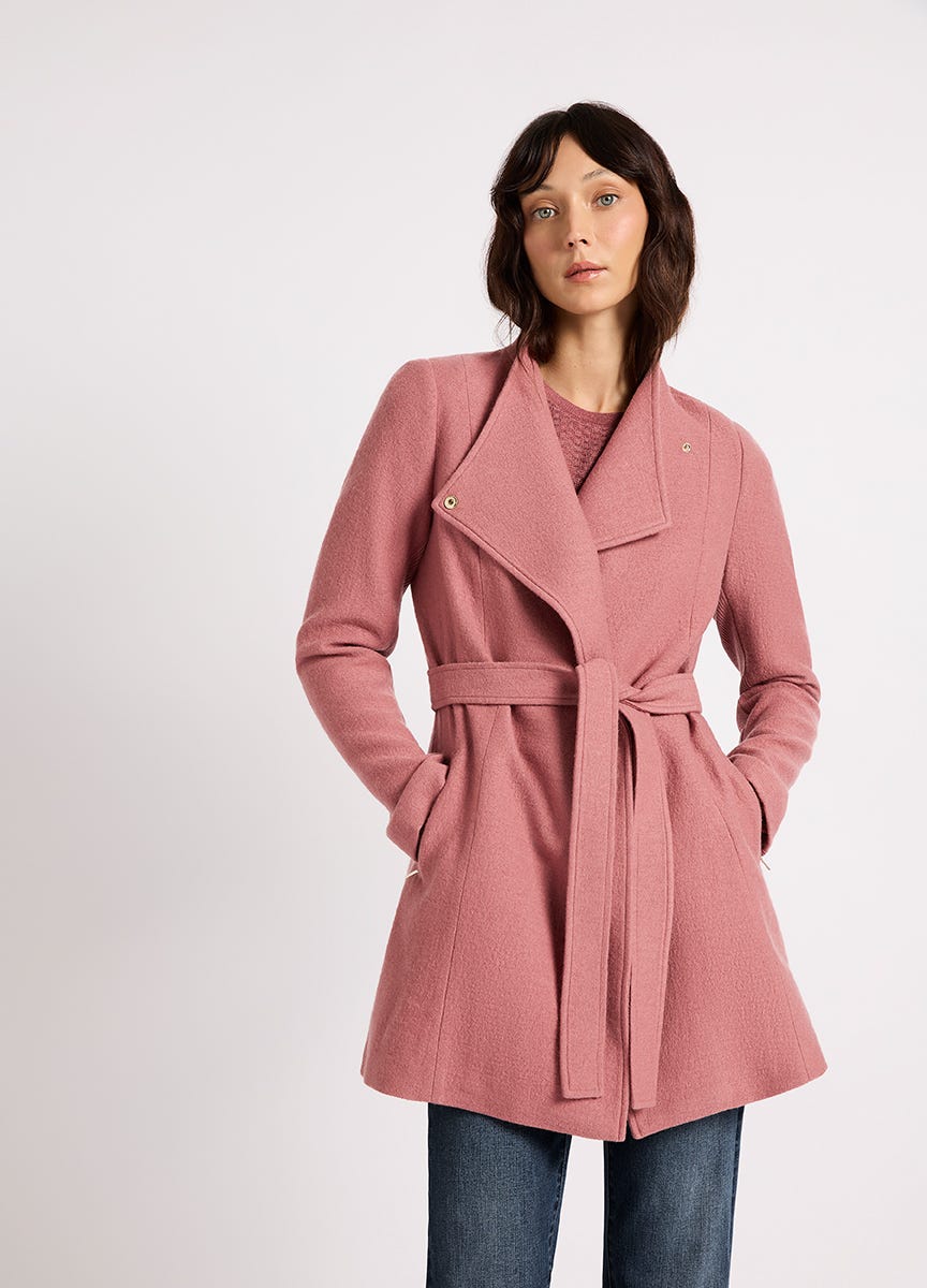 Women s Ruby Felted Wool Coat Marcs