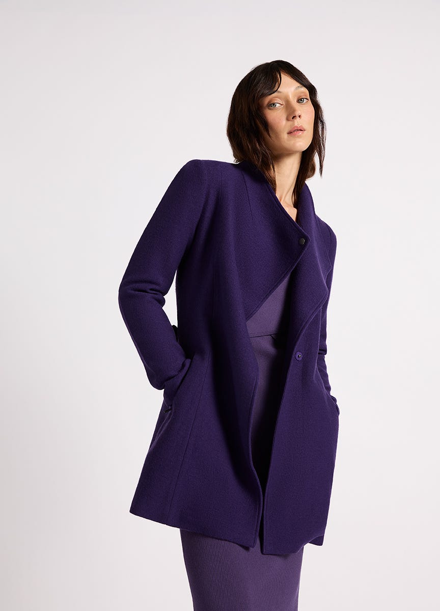 Ruby felted wool coat hot sale