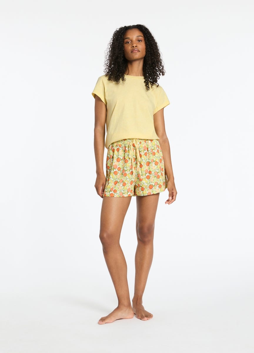 Lemon shorts top