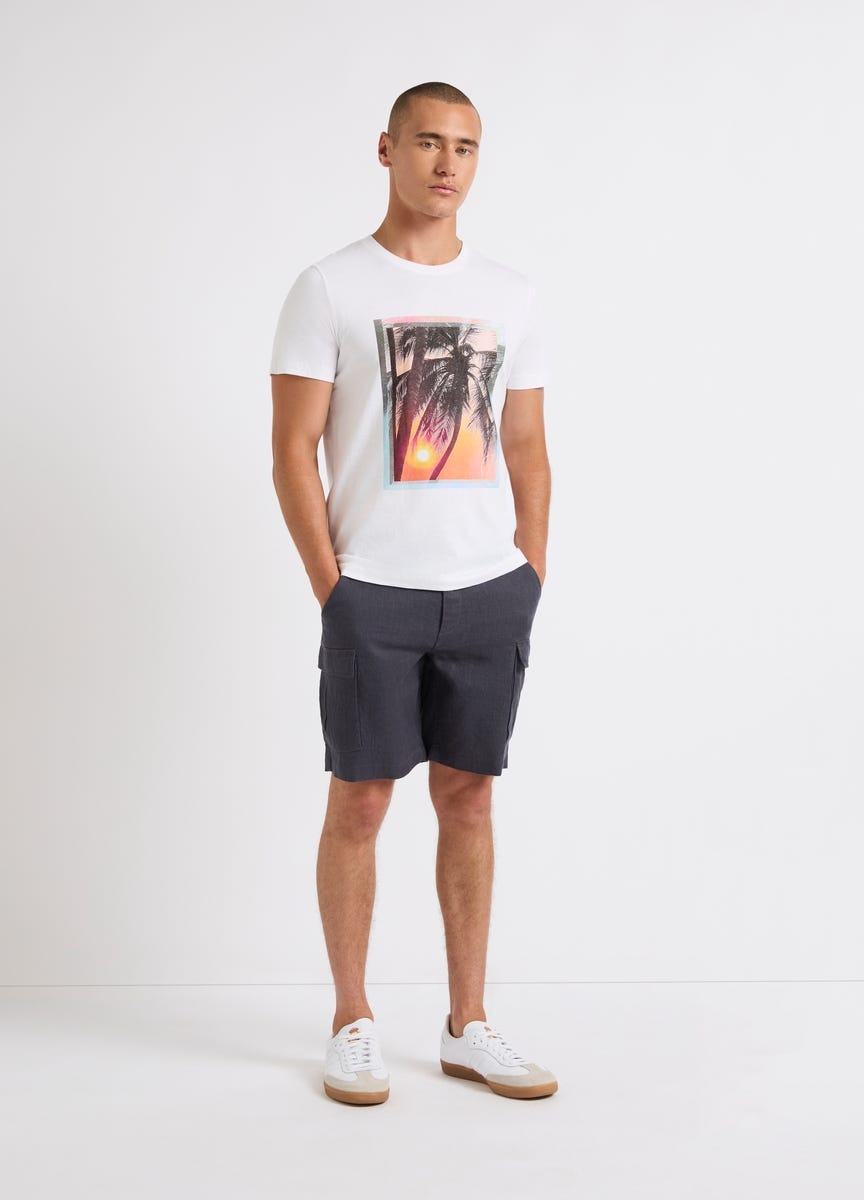 Graphic print shorts new arrivals