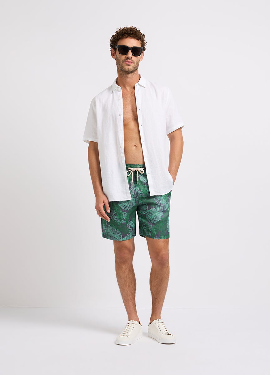 Green best sale leaf shorts