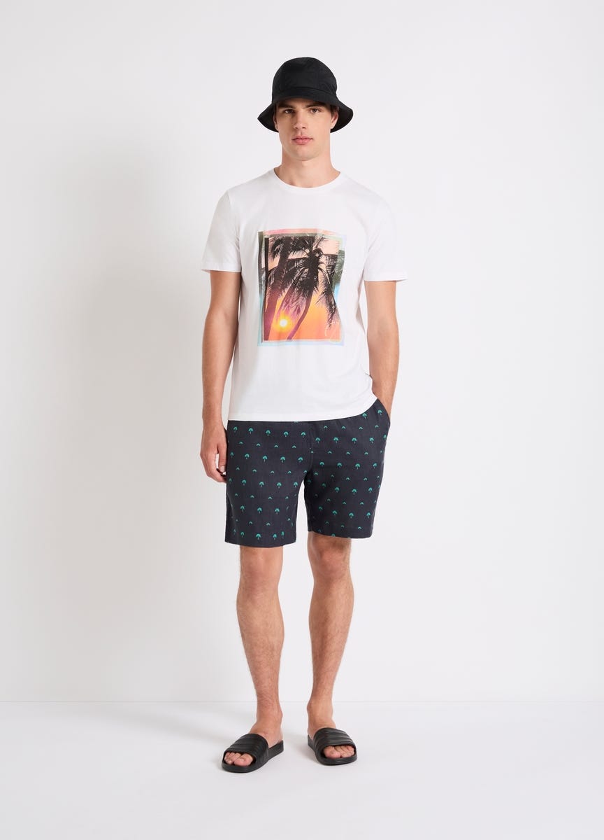 Macys mens discount linen shorts