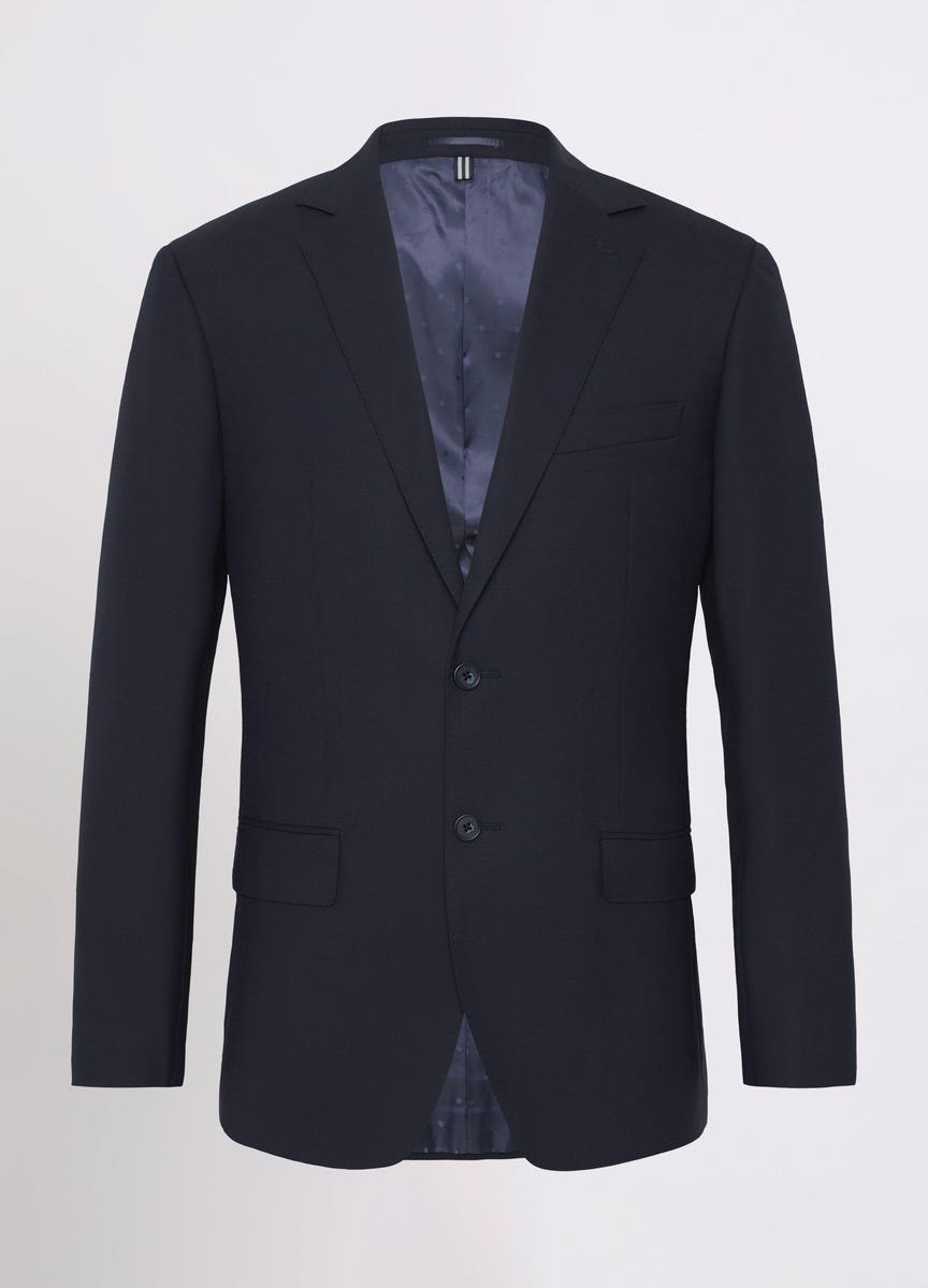 Wool slim fit blazer cheap