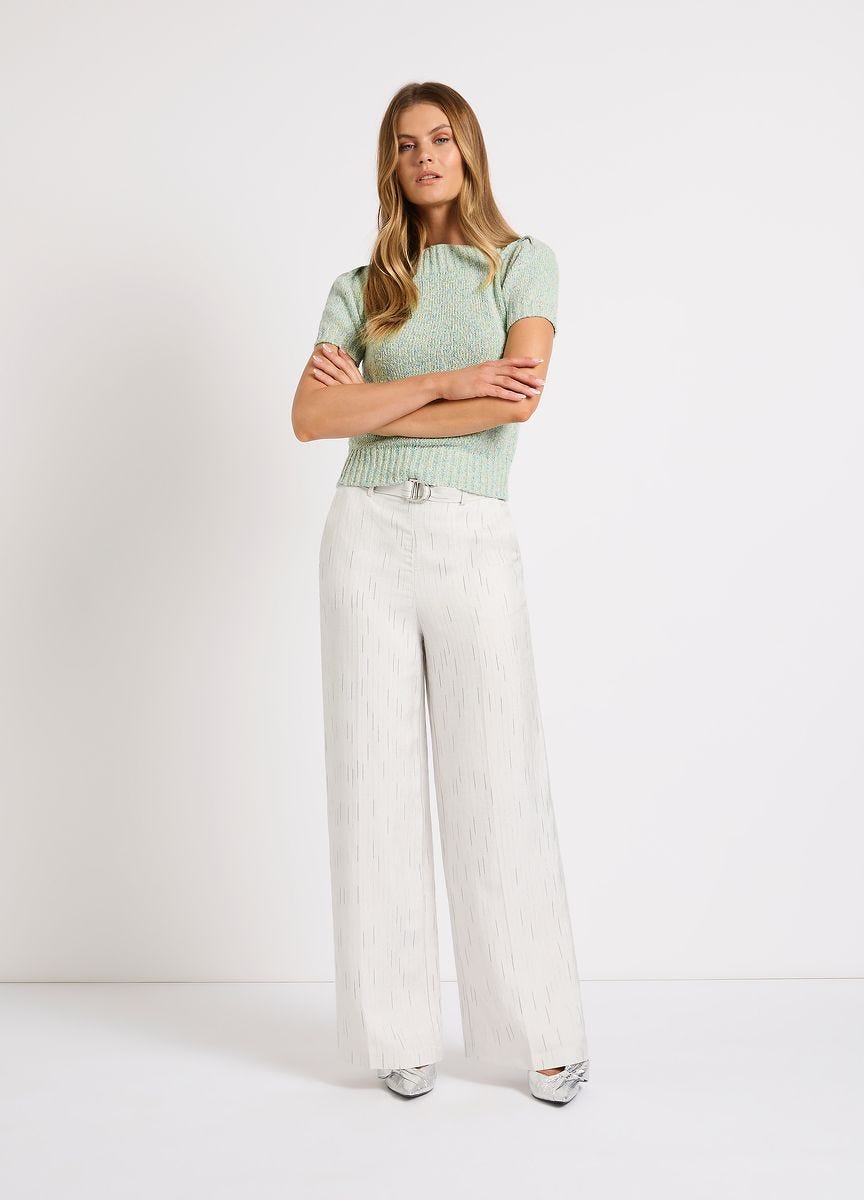 Womens white casual pants on sale