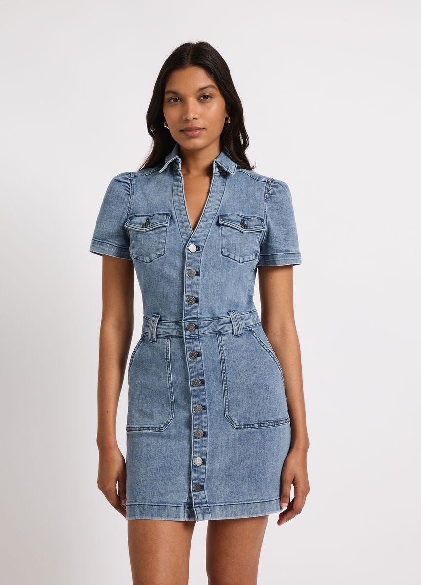 Women's Grace Denim Mini Dress - Marcs