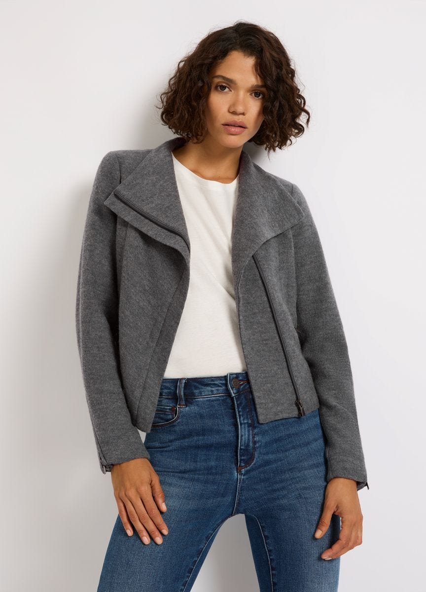 Marcs lani felted wool jacket online